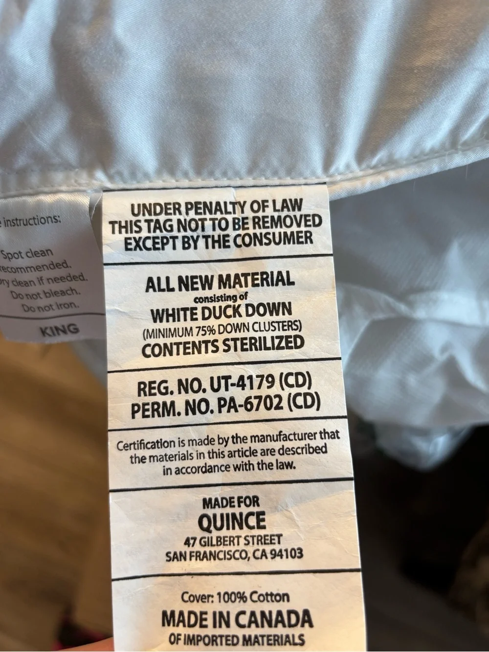 Quince wrapped smooth